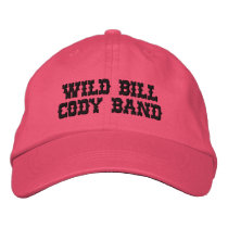 WILD BILLCODY BAND EMBROIDERED HAT