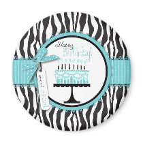 Wild Birthday Cake EB Magnet B