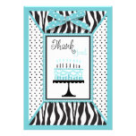 Wild Birthday Cake EB TY Card 2 Personalized Invite