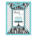 Wild Birthday Cake EB TY Postcard