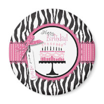 Wild Birthday Cake HP Magnet B