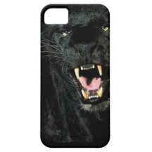 Wild Black Panther iPhone 5 case