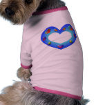 Wild Blue Heart Doggie Tshirt