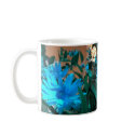 Wild Blue Sunflowers Mug