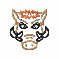 Wild Boar Embroidered Polo Shirt