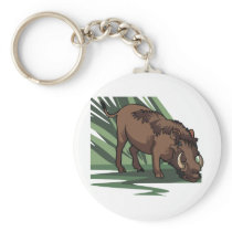 Wild Boar Keychain