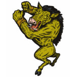wild boar man fighting attacking t-shirts