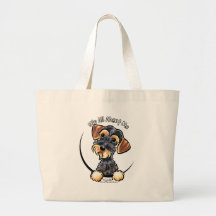 Wild Boar Wirehaired Dachshund Its All About Me Tote Bags