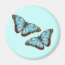 Wild Butterflies Fridge Magnets