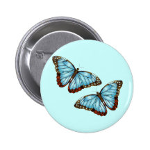 Wild Butterflies Pinback Buttons