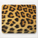 Wild Cat Leopard Fur Wildlife Art Mousepad