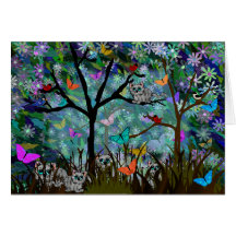 Wild Cat Party Invitations Cards