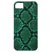 Wild child. Green Snake Skin Pattern. iPhone 5 Case