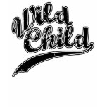 Wild Child Vintage Sports Design t-shirts