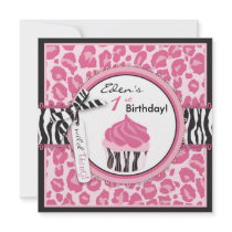 Wild Cupcake CP Invitation Square