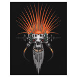 Wild Cyber Skull With Tusks Flyers