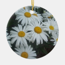 Wild Daisies Christmas Tree Ornament