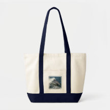 Wild Dolphin Canvas Tote Bag