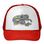 Wild Elephants Cap Trucker Hat