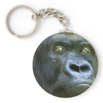 Wild Eyes - Silverback Art Keychain