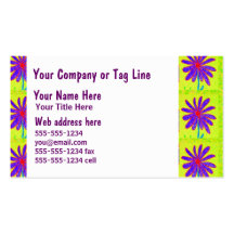 Wild Flower business card