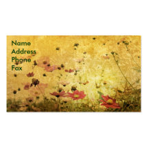 Wild Flower Business Cards
