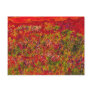 Wild Flower Field Painting - postcards