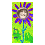 Wild Flower template photo cards