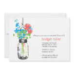 Wild flowers & Mason Jar Bridal Shower