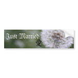 Wild Flowers Wedding Invitations and Favours bumper stickers