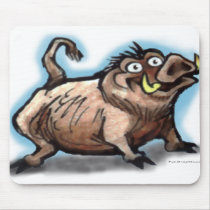 Wild Hog Mouse Pads