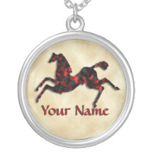 Wild Horses #21 Ruby and Ashes Custom Necklace