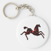 Wild Horses #21 Ruby and Ashes Keychain