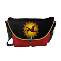 Wild Horses #21 Ruby and Ashes Messenger Bag