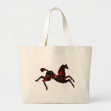 Wild Horses #21 Ruby and Ashes Tote Bags