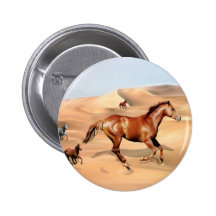 Wild horses and sand dunes button