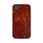wild horses leather  i-phone tough iphone 4 case