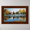 Wild Horses on Leather posters