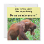 Wild Man Birthday Going Ape