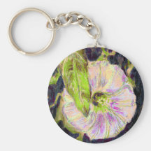 Wild Morning Glory by Alexandra Cook Key Chain