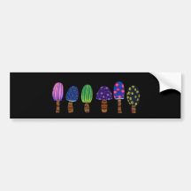 Wild Mushrooms Bumper Stickers