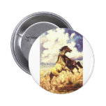 Wild Mustangs Buttons