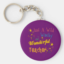 Wild N Wacky Teacher Key Chain