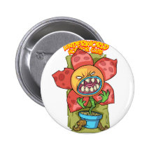 Wild Orchid Pinback Button