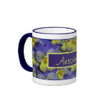 Wild Pansy Personalizable Mug