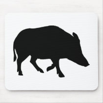 Wild pig - boar mouse pad