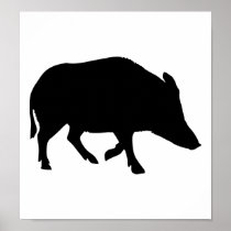 Wild pig - boar posters