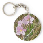 Wild Pink Hibiscus in Salt Marsh Items Key Chains