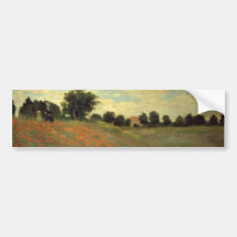 Wild Poppies, near Argenteuil Bumper Sticker