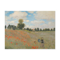 Wild Poppies, near Argenteuil Post Card